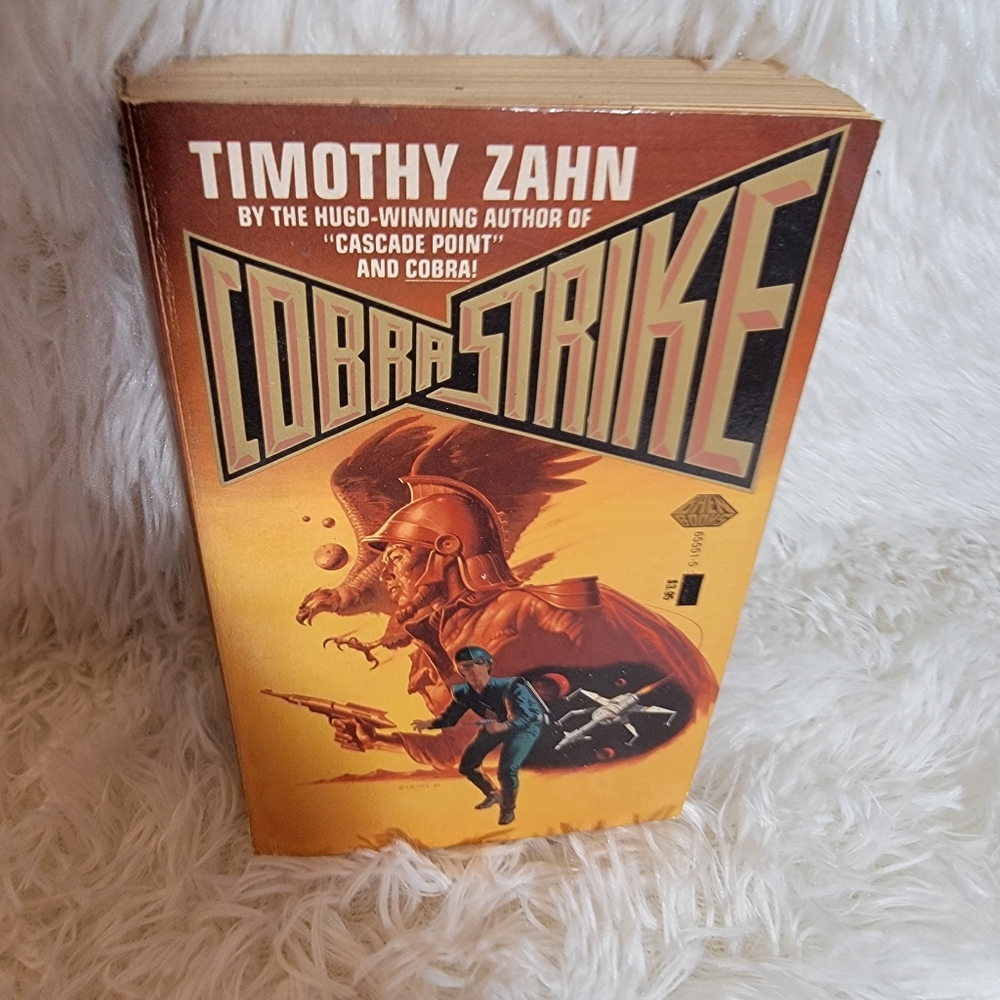 1986 Cobra Strike Sci-Fi Paperback Book Timothy Zahn First Print Baen